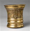 A large and magnificent Grassmayr mortar dated 1681 - image-1