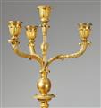 A rare pair of ormolu candelabra with kneeling figures of Victory - image-9