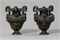 Vases from a pair of andirons - image-1