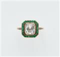 A Belle Epoque gold diamond ring - image-1