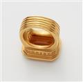 An 18k gold citrine ring - image-2