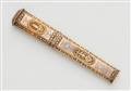 A Louis XVI 18k gold enamel needle case - image-1