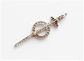 A Victorian diamond pin brooch - image-2