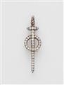 A Victorian diamond pin brooch - image-1