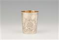 An engraved Augsburg silver beaker - image-1