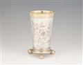 A large parcel gilt Thorn silver beaker - image-1