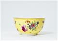A Meissen porcelain slop bowl with flowers and insects - image-1