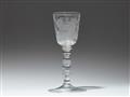 A Bohemian glass heraldic goblet commemorating the Electorate of Saxony - image-2