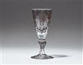 A Historicist glass chalice with painted decor - image-1