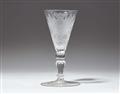 A Dresden glass goblet for a Count of Lindenau - image-1