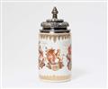 An important Meissen porcelain tankard with hausmaler decor - image-2