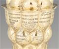 A large early Baroque silver gilt cup and cover - image-2