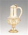 An important early Frankfurt silver gilt communion jug - image-1