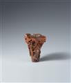 A rhinoceros horn libation cup. 17th/18th century - image-3