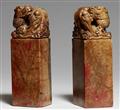 A pair of soapstone seals. 20th century - image-2