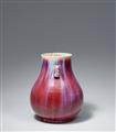 A large flambé-glazed hu vase. 19th/20th century - image-4