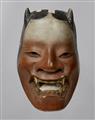 No-Maske vom Typ Namanari. Holz, bemalt. Edo-Zeit - image-1