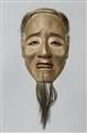 A painted wood no mask of Kojo type. Early 20th century - image-1