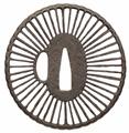 An iron tsuba. 17th century - image-2