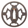 A Shôami iron tsuba. 17th/18th century - image-2