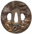 A Shôami iron tsuba. Early 19th century - image-1