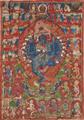 A magnificent Tibetan thangka of Hevajra and Nairatmya. 19th century - image-1