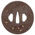 An iron Bushû tsuba. 18th/19th century - image-1