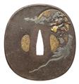 Tsuba. Eisen. Mito-Arbeit. 19. Jh. - image-1