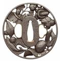 Tsuba. Eisen. Okamoto-Arbeit. 19. Jh. - image-1