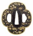 Tsuba. Shakudô. Ko kinkô. Spätes 16. Jh. - image-1