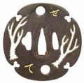 Tsuba. Shakudo. Ko kinko-Arbeit. Spätes 16. Jh. - image-2