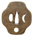 Tsuba. Messing (shinchu). Umetada-Arbeit. 18. Jh. - image-1