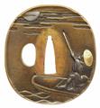 A brass tsuba. Mid-18th century - image-1