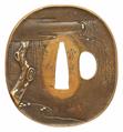 A brass tsuba. Mid-18th century - image-2