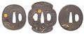 Three iron tsuba. 18th/19th century - image-2