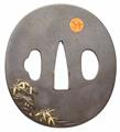 A shibuichi tsuba. Mid-19th century - image-2