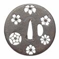 An iron tsuba. 17th/18th century - image-1