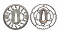 Two iron sukashi tsuba. 19th century - image-1