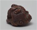 A boxwood netsuke of Raiden. Early 19th century - image-2