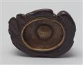 A wooden ashtray netsuke of Hotei. 19th century
 - image-5