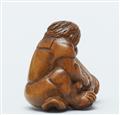 A boxwood netsuke of Yojo. 19th century - image-3