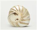 A nautilus shell netsuke of the inner core. Second half 19th century - image-4