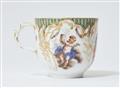 A Berlin KPM porcelain trembleuse with amoretti - image-2