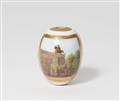 A Berlin KPM porcelain Easter egg with the monument to Friedrich II - image-1
