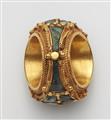 A 22k gold Historicist ring with Roman glass mosaic - image-2