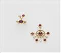 An 18k gold ruby demi-parure - image-4