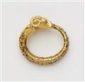 A 18k gold Etruscan style bangle - image-2