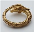 A 18k gold Etruscan style bangle - image-4