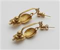 A pair of 22k gold drop earrings in the Antique revival style - image-2