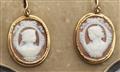 A Louis Philippe 18k gold cameo garniture - image-4